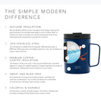 Collegiate Scout Coffee Mug with Flip Lid