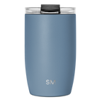 Voyager Tumbler with Clear Flip Lid & Straw
