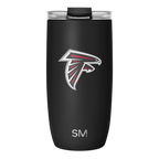 NFL Voyager Tumbler with Clear Flip Lid & Straw