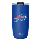 NFL Voyager Tumbler with Clear Flip Lid & Straw