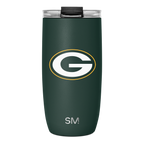 NFL Voyager Tumbler with Clear Flip Lid & Straw