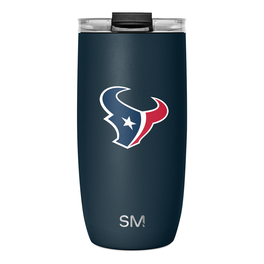 NFL Voyager Tumbler with Clear Flip Lid & Straw