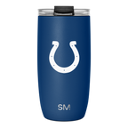 NFL Voyager Tumbler with Clear Flip Lid & Straw