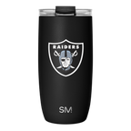 NFL Voyager Tumbler with Clear Flip Lid & Straw