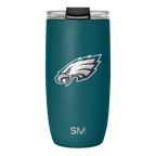 NFL Voyager Tumbler with Clear Flip Lid & Straw