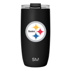 NFL Voyager Tumbler with Clear Flip Lid & Straw