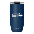 NFL Voyager Tumbler with Clear Flip Lid & Straw