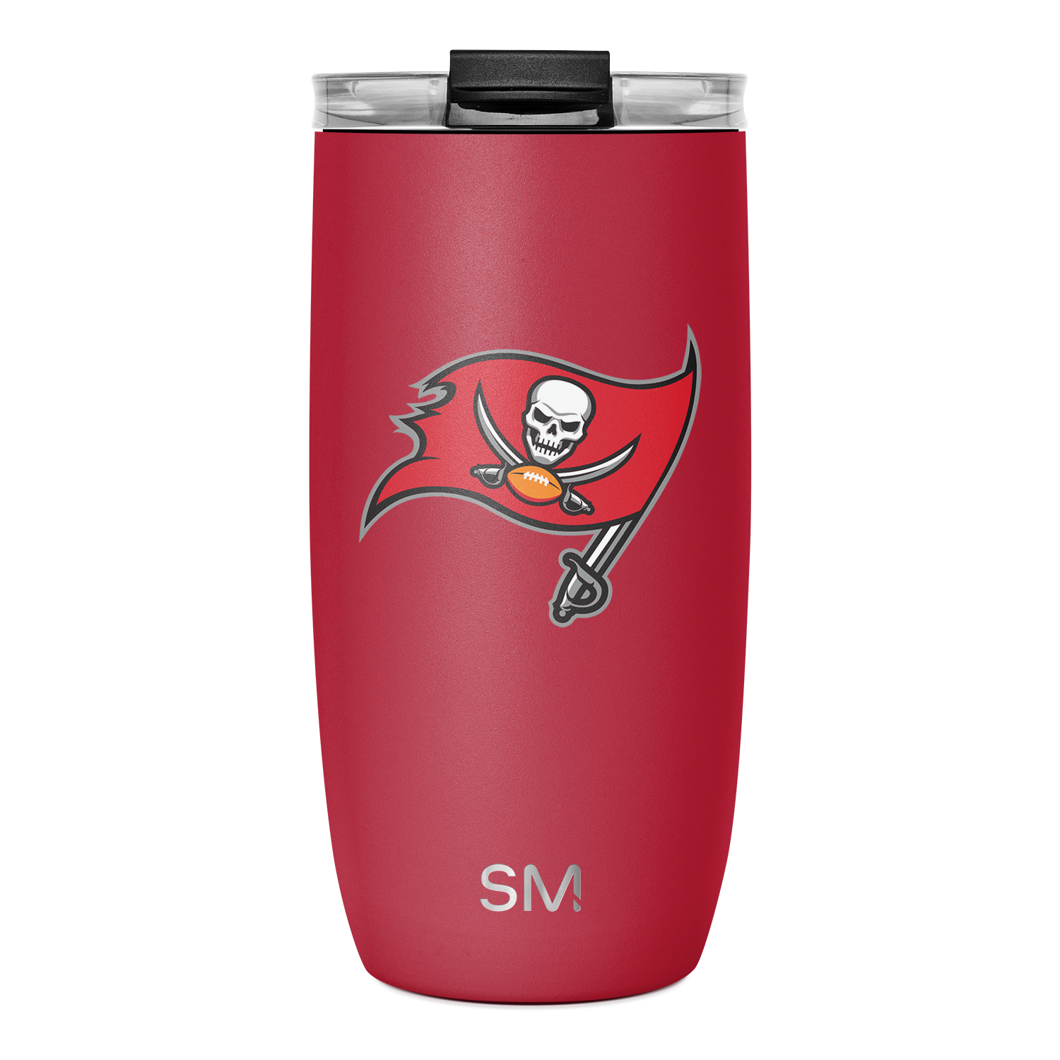 NFL Voyager Tumbler with Clear Flip Lid & Straw