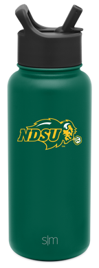 Collegiate Summit Water Bottle with Straw Lid