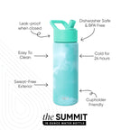 Summit Water Bottle with Straw Lid
