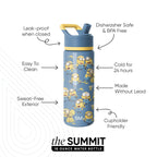 Summit Kids Water Bottle with Straw Lid