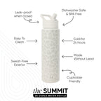 Summit Water Bottle with Straw Lid