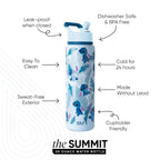 Summit Water Bottle with Straw Lid