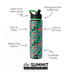 Summit Water Bottle with Straw Lid
