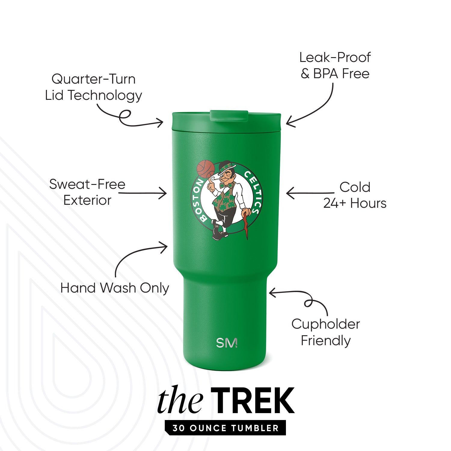 NBA Trek Tumbler with Flip Lid