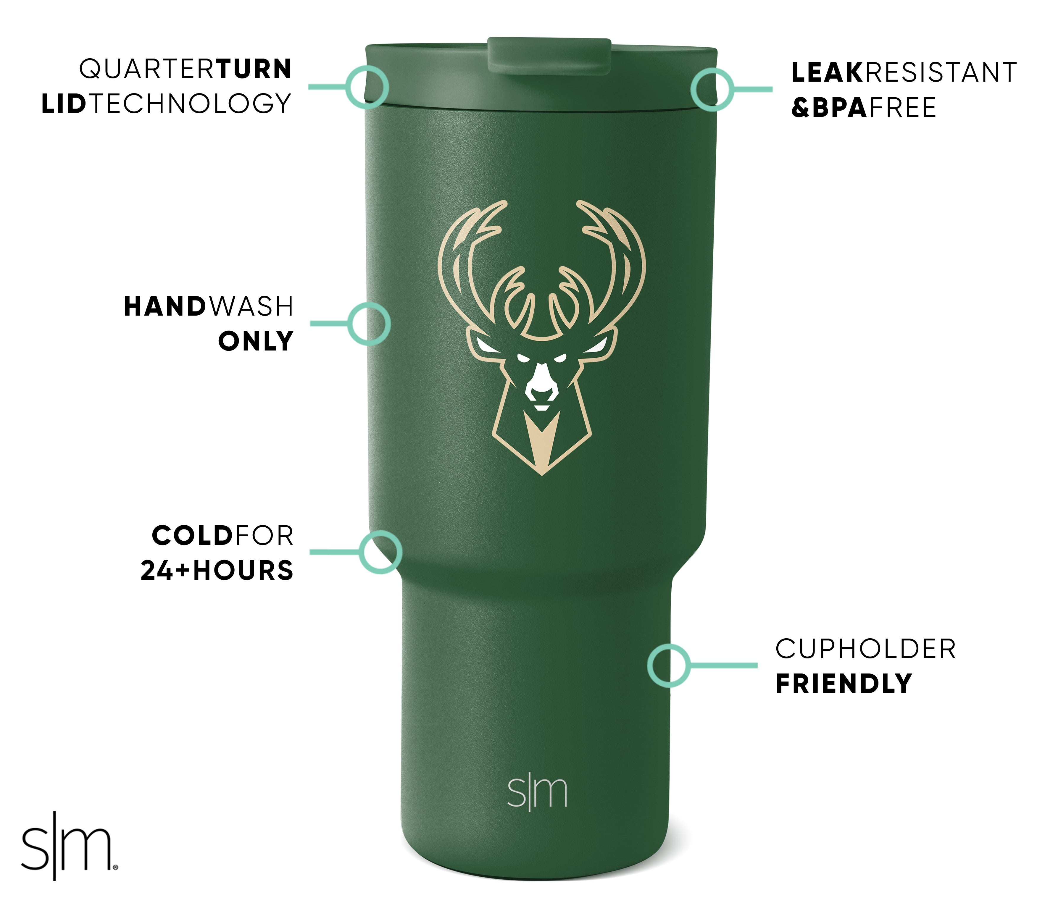 NBA Trek Tumbler with Flip Lid